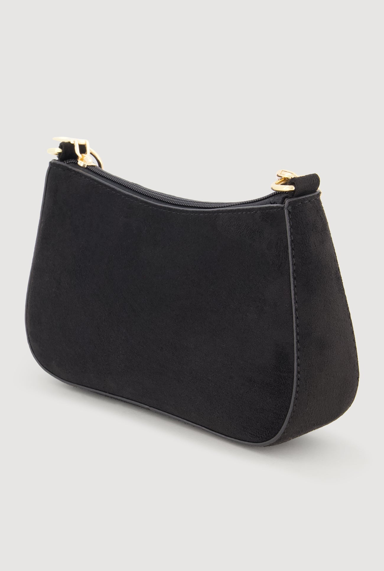 Black Solid Shoulder Bag for Women