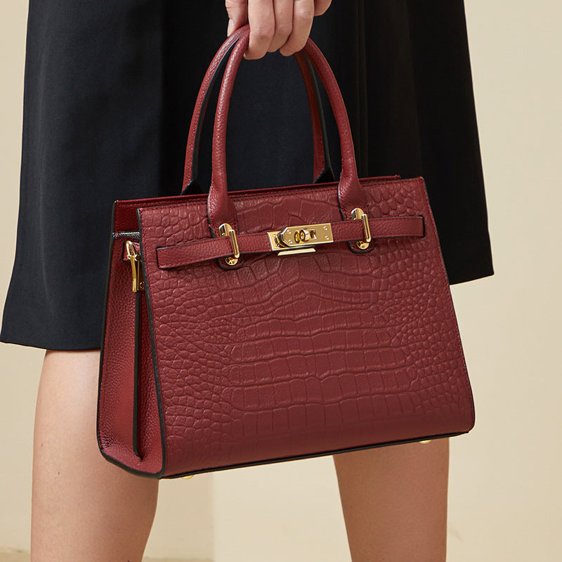 Siena Genuine Leather Satchel Handbag for Women