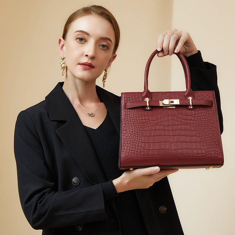 Siena Genuine Leather Satchel Handbag for Women