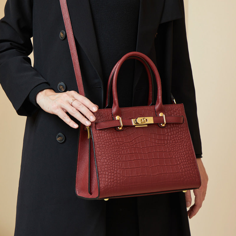 Siena Genuine Leather Satchel Handbag for Women